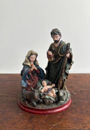 Authentiek kerststal uit hars beschikbaar voor biedingen