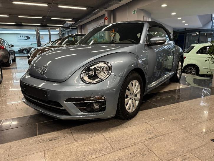 Volkswagen New Beetle blauw metalen DSG Cab 1.2 TSI, Auto's, Volkswagen, Bedrijf, Te koop, Beetle (Kever), ABS, Adaptieve lichten