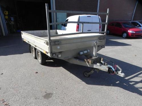 Remorgue Hapart dubbelasser plateau, Auto diversen, Overige Auto diversen, Ophalen