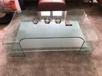 Glazen salontafel, Huis en Inrichting, 50 tot 100 cm, Minder dan 50 cm, Glas, 100 tot 150 cm