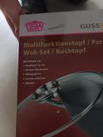 Wok set nieuw, Enlèvement ou Envoi, Neuf, Wok, Plaques à induction