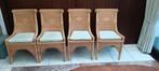 4 rotan stoelen, Antiek en Kunst, Ophalen