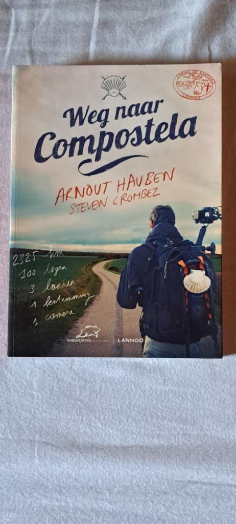 Arnout hauben weg naar compostela, Boeken, Reisgidsen, Ophalen of Verzenden