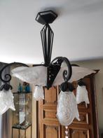 Superbe lustre transition art nouveau art déco., Antiquités & Art, Enlèvement
