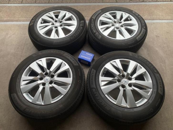 ORIGINELE PEUGEOT 3008 DS5 DS6 DS7 VELGEN + BANDEN 215 65 17, Auto diversen, Dakkoffers, Gebruikt, Ophalen of Verzenden