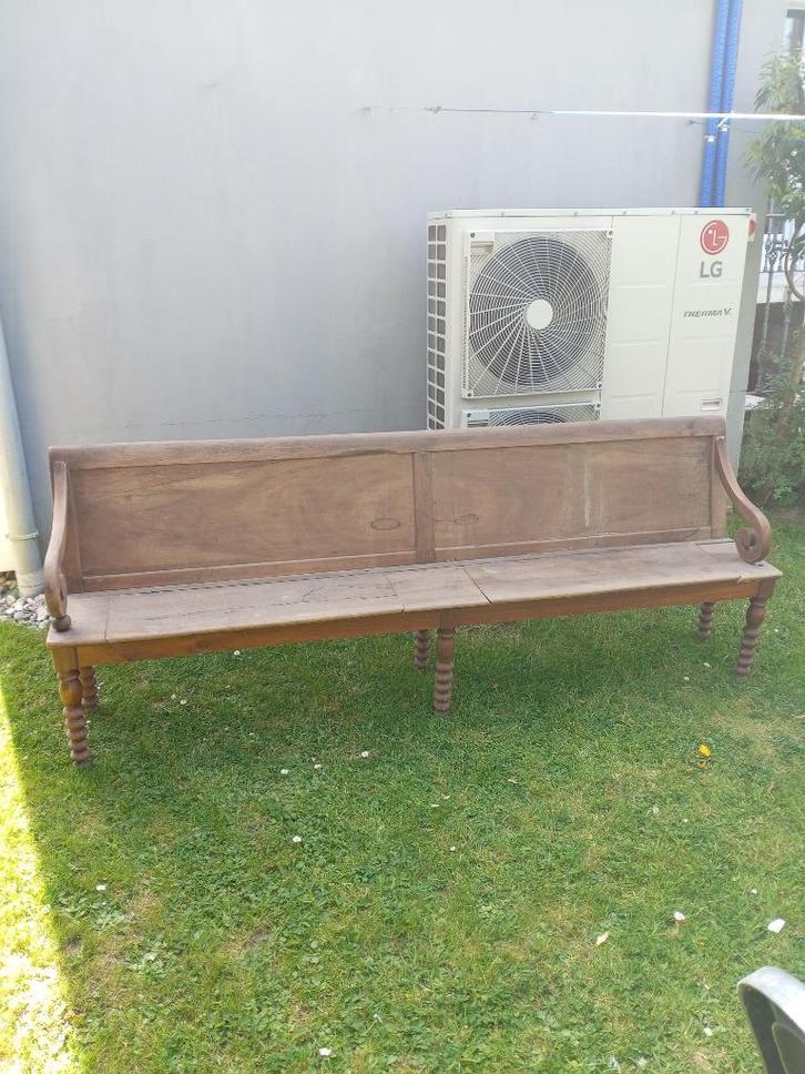 banc ancien, Antiek en Kunst, Antiek | Meubels | Stoelen en Sofa's, Verzenden
