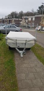 Aanhangwagen Dubbel as ongeremd 750 kg aluminiu, Auto diversen, Aanhangers en Bagagewagens, Ophalen, Zo goed als nieuw