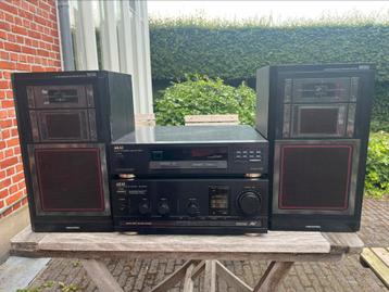 Te koop: AKAI stereo-installatie met Memorex 302 speakers, Enlèvement, Utilisé