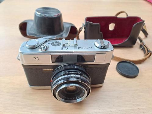 Minolta A5 Camera Rangefinder + Selfix lichtmeter, Audio, Tv en Foto, Fotocamera's Analoog, Gebruikt, Minolta, Ophalen