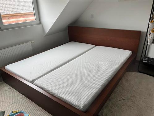 Bed malm ikea 180x200, Huis en Inrichting, Slaapkamer | Bedden, Zo goed als nieuw, Ophalen