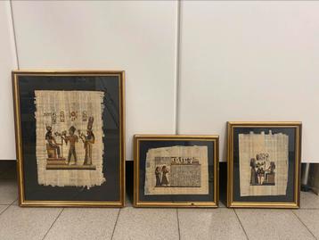3 goudkleurige houten fotolijsten, Huis en Inrichting, Woonaccessoires | Lijsten, Ophalen, Zo goed als nieuw