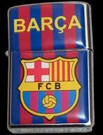zippo Barca FCB. made in zippo USA., Verzamelen, Gebruikt, B, Ophalen of Verzenden, Aansteker