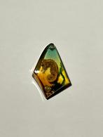 Pendentif hippocampe inclusion résine vintage année 60, Enlèvement, Autres matériaux, Pendentif