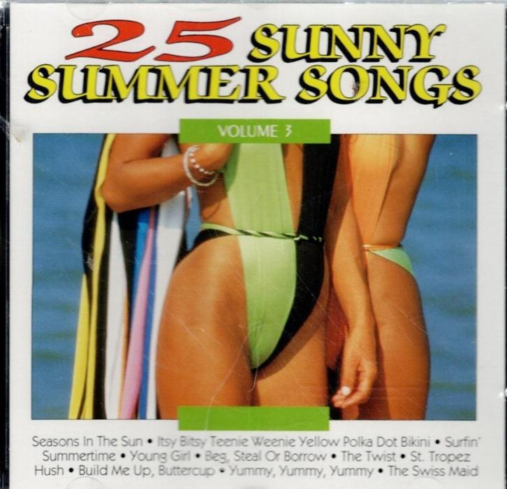 cd   /    25 Sunny Summer Songs Volume 3, CD & DVD, CD | Autres CD, Enlèvement ou Envoi