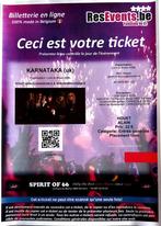 KARNATAKA Concert au Spirit of 66 (Verviers) 13/06/2024, Tickets & Billets, Événements & Festivals, Une personne