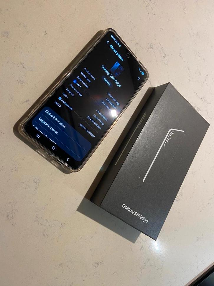 Samsung s25 edge 256gb 12gb ram, Telecommunicatie, Mobiele telefoons | Samsung, Ophalen of Verzenden