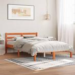 Lit 140 x 200 NEUF en Bois Massif avec Sommier à lattes en b, Huis en Inrichting, Slaapkamer | Bedden, Bruin, CLassique, 200 cm