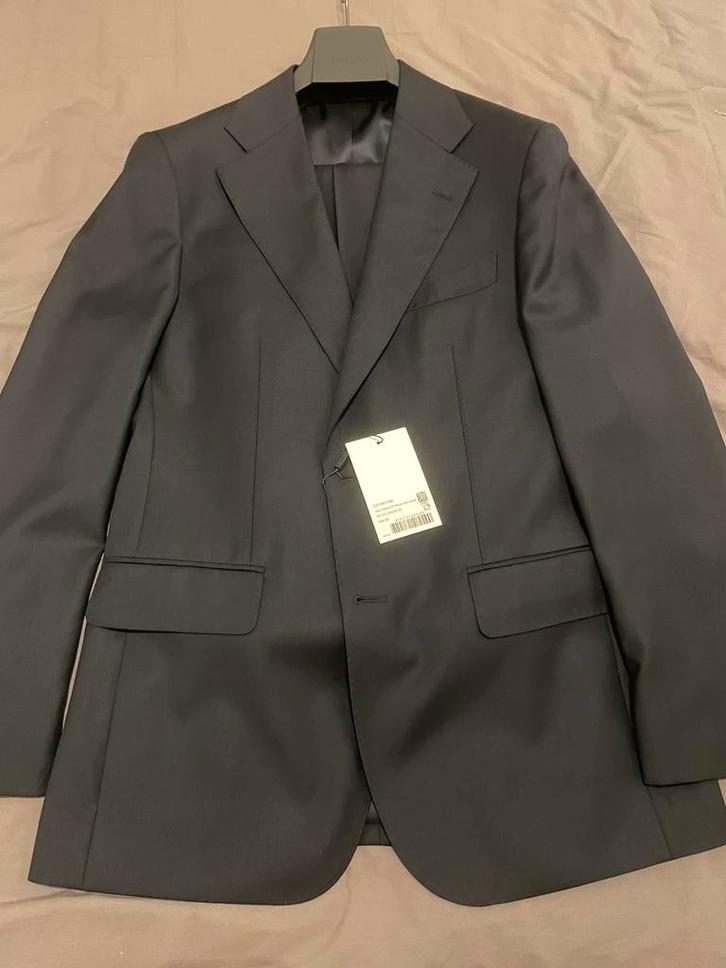 Kostuum italiaans heren NIEUW!, Kleding | Heren, Kostuums en vesten, Nieuw, Maat 52/54 (L), Zwart, Ophalen of Verzenden