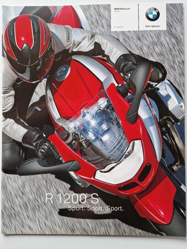 BMW R1200S folder - brochure, Motoren, Handleidingen en Instructieboekjes, BMW, Ophalen of Verzenden