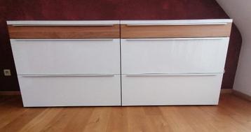 Hülsta NOW ladekast-design-hoogglans €175,-/st of €300,-/2st beschikbaar voor biedingen