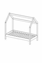 Bedhuisje, Ophalen, 85 tot 100 cm, Nieuw, Lattenbodem