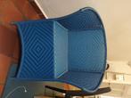 Une grande chaise / fauteuil rotin, Riet of Rotan, Blauw, Zo goed als nieuw, Eén