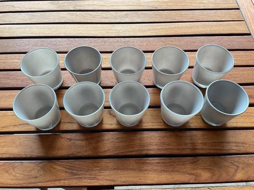 10 Decoratieve glazen houders voor theelichtjes., Huis en Inrichting, Woonaccessoires | Kandelaars en Kaarsen, Zo goed als nieuw