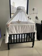 Parkset zwart met witte hemel + alle toebehoren Charmi Baby, Kinderen en Baby's, Ophalen, Zo goed als nieuw, Rechthoekig, In hoogte verstelbaar