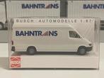 Busch MB Sprinter Bahntrans 1/87, Hobby en Vrije tijd, Ophalen of Verzenden, Bus of Vrachtwagen, Zo goed als nieuw, Herpa