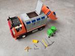 Playmobil vuilniswagen met toebehoren, Utilisé, Enlèvement ou Envoi, Playmobil en vrac