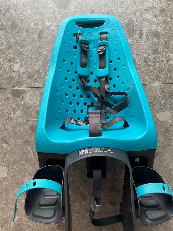 Thule Yepp fietsstoel incl adapter, Fietsen en Brommers, Fietsaccessoires | Fietsstoeltjes, Zo goed als nieuw, Achterzitje, 15 t/m 25 kg