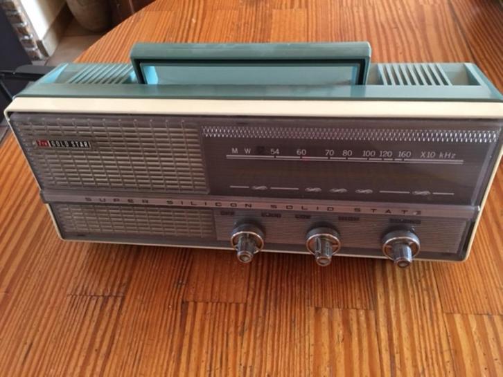 Radio 7 TR Vintage Gold Star, TV, Hi-fi & Vidéo, Radios, Radio, Enlèvement ou Envoi