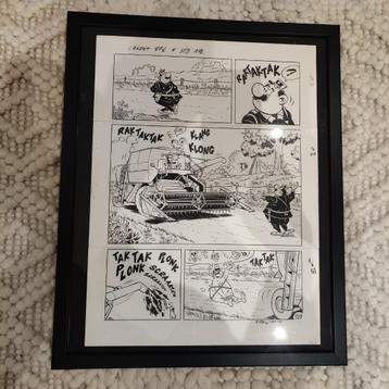 Planche originale BD l'agent 212 - Daniel kox  beschikbaar voor biedingen