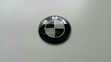 Bmw stuur logo blauw wit/zwart wit carbon/alpina... > 45 mm 