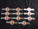 11 x Sigarenband Voetbal Club Brugge +- 1960 ( volledig), Ophalen of Verzenden
