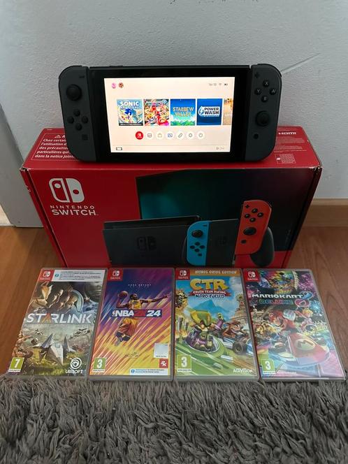 Switch met 4 games, Games en Spelcomputers, Spelcomputers | Nintendo Switch, Ophalen