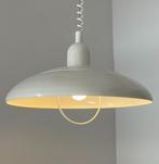Vintage beige metalen Space Age hanglamp, Huis en Inrichting, Ophalen, Zo goed als nieuw, Metaal