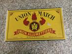 Maxi luciferdoos Union Match, Ophalen, Gebruikt, Luciferdoosjes of -merken
