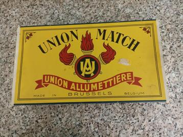 Maxi luciferdoos Union Match beschikbaar voor biedingen