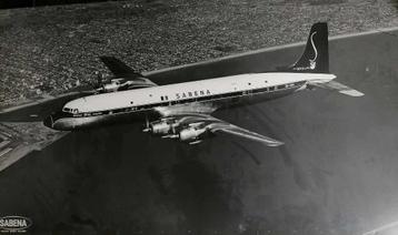 Sabena DC 7C   - Grote foto op kader