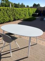 Tuintafel plus 6 stoelen, Tuin en Terras, Ophalen, Zo goed als nieuw, Ovaal, Aluminium