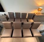 Set van 8 verrijdbare stoelen in perfecte staat., Ophalen, Zo goed als nieuw, 8 stoelen of meer