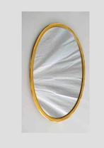 spiegel met messing kader ovaal, Enlèvement, Ovale, Moins de 50 cm, Moins de 100 cm