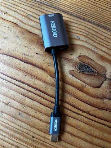 Adapter van USB Type-C-poort naar MiniDisplay-poort met voed