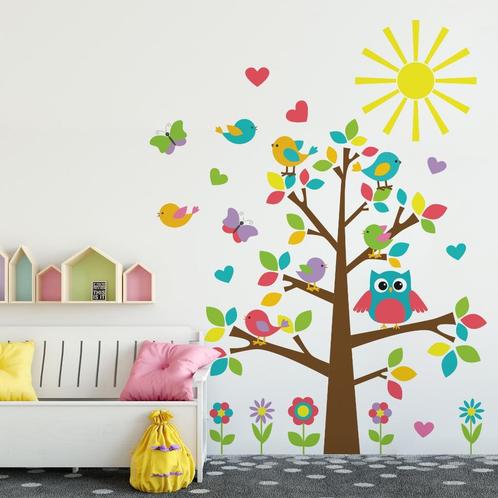 Sticker mural géant hibou et arbre oiseau pour la chambre de, Enfants & Bébés, Chambre d'enfant | Aménagement & Décoration, Neuf