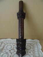 Indonesische ringfluit bandfluit Bali houtsnijwerk 34cm 1960, Antiek en Kunst, Ophalen of Verzenden