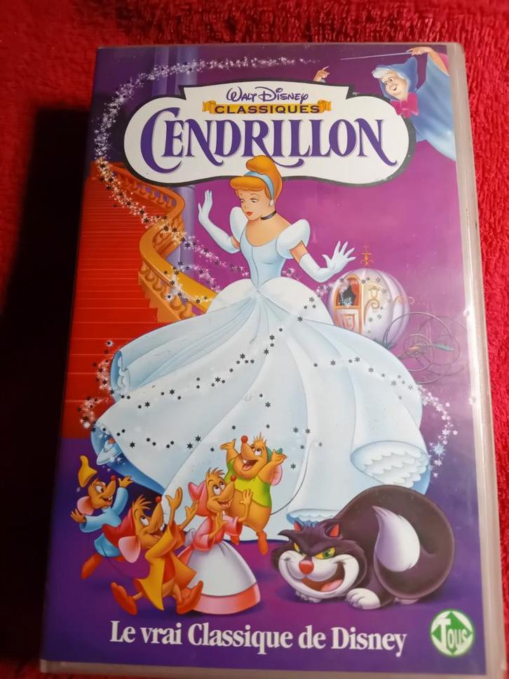 Cassette VHS Originale "Cendrillon", CD & DVD, VHS | Film, Utilisé, Autres genres, Tous les âges, Enlèvement ou Envoi