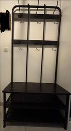 Pinnig kapstokkenrek en schoenenrek, Ophalen, Zo goed als nieuw