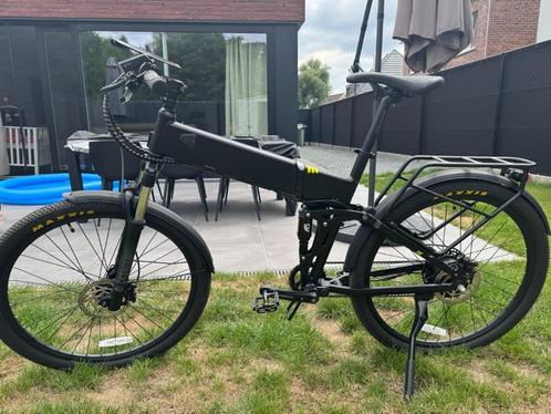 Electrische plooifiets MTB, Fietsen en Brommers, Elektrische fietsen, Zo goed als nieuw, Overige merken, 55 tot 59 cm, 50 km per accu of meer