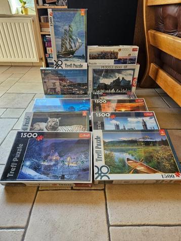 Nieuwe puzzels 1500 stukjes vanaf 6 euro beschikbaar voor biedingen